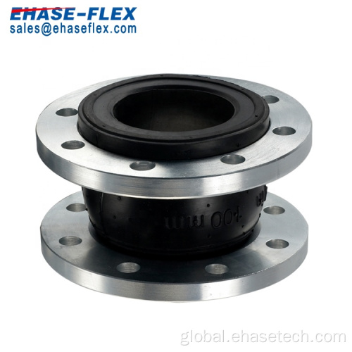 Rubber Compensator Steel Bellows Single Sphere Rubber Joint With Flange Connection Supplier